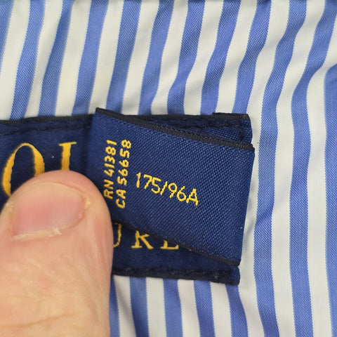 Polo Golf Ralph Lauren Down Puffer Gilet Jacket Blue Men's Medium