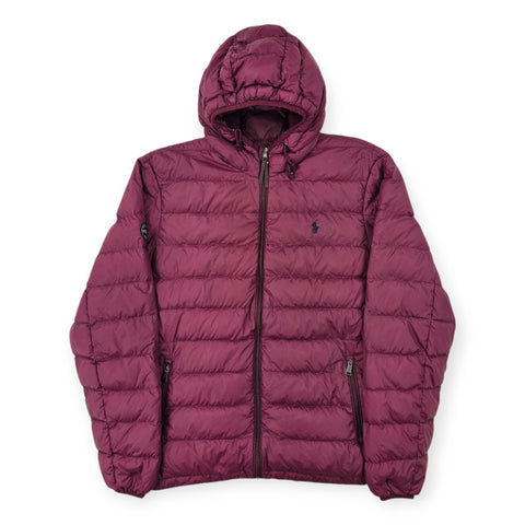 Polo Ralph Lauren Down Puffer Jacket Purple Men's Large