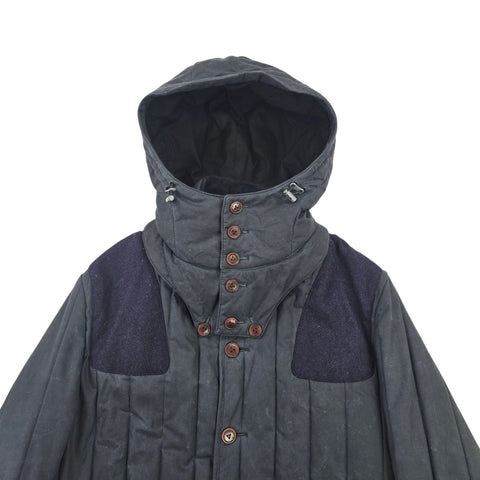 Barbour Dept B Bond 007 Dragh Wax Waterproof Hooded Jacket Grey Men's Large
