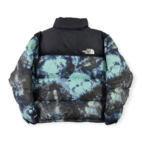 The North Face 700 Nuptse Down Puffer Jacket Wasabi Ice Dye Men's Medium