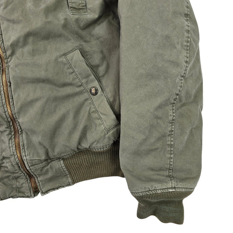 Polo Ralph Lauren B-15 Military Down Bomber Jacket Green Men's Small