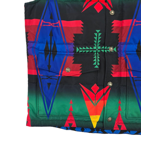 Polo Ralph Lauren Crazy Aztec Beacon Puffer Gilet Jacket Men's Medium