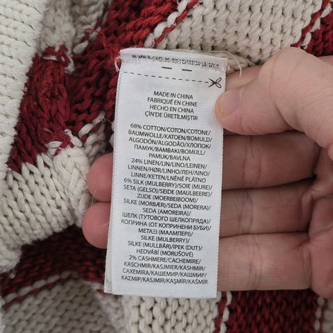 Polo Ralph Lauren USA Flag Shawl Knitted Cardigan Men's Medium