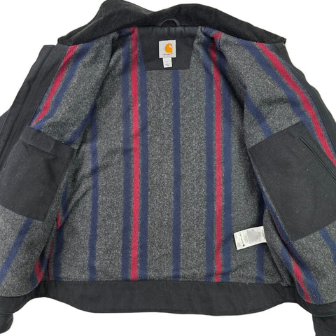 Carhartt Detroit Workwear Blanket Lined Jacket Black Men's Large