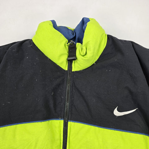 Nike ACG Y2K Down Puffer Jacket Neon Green Men's Large