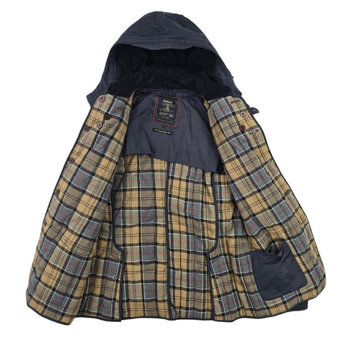 Barbour Dept B Bond 007 Dragh Wax Waterproof Hooded Jacket Grey Men's Large