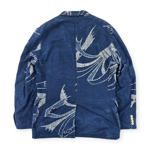 Polo Ralph Lauren Japanese Origami Print Chore Blazer Jacket Men's Large 44R