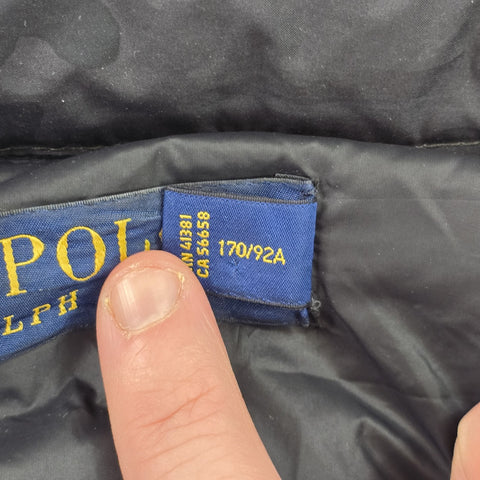 Polo Ralph Lauren Camouflage Puffer Gilet Jacket Men's Small