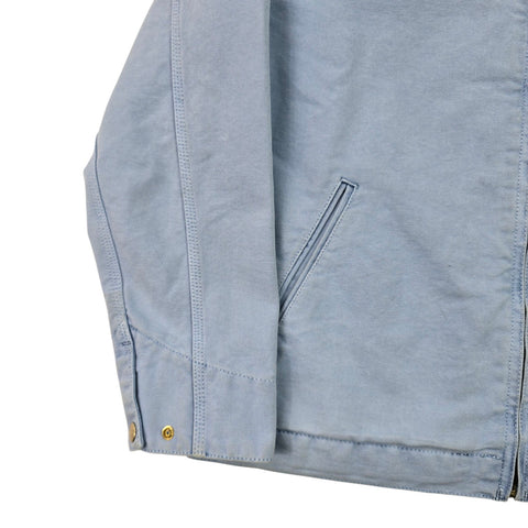 Carhartt WIP Detroit Dyed Bomber Jacket Blue Men's Large