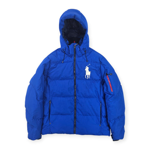 Polo Ralph Lauren Big Pony Tyrol Down Puffer Jacket Blue Men's Large