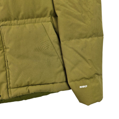 The North Face Box Canyon 550 Down Puffer Jacket Green Men's Medium