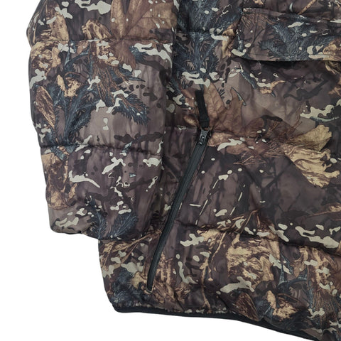 Carhartt WIP Jones 1/2 Zip Camouflage Puffer Jacket Men's Medium