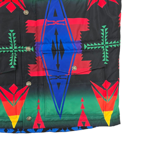 Polo Ralph Lauren Crazy Aztec Beacon Puffer Gilet Jacket Men's Medium