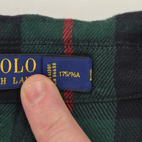 Polo Ralph Lauren Tartan Plaid Single Breast Blazer Men's Medium