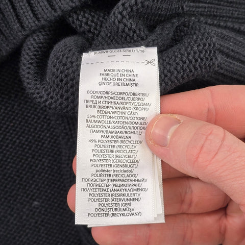 RLX Ralph Lauren Golf Bear Knitted Jumper Black Men's XL