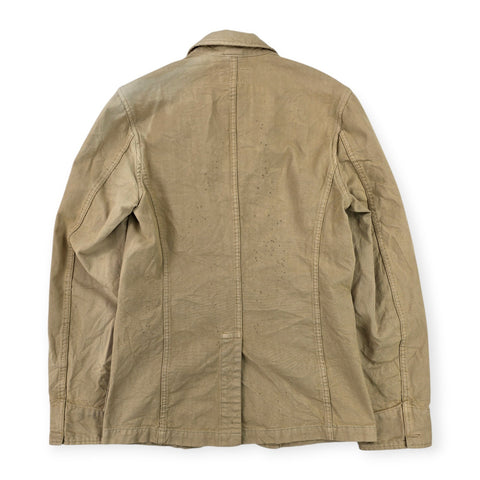 RRL Ralph Lauren Distressed Workwear Chore Jacket Brown Men's Size 38