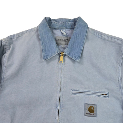 Carhartt WIP Detroit Dyed Bomber Jacket Blue Men's Large