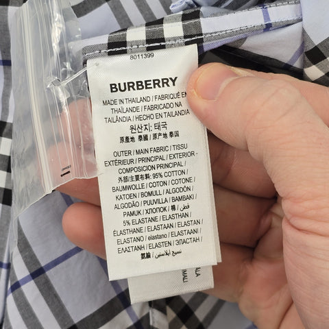 Burberry Nova Check Long Sleeve Shirt Men's XL