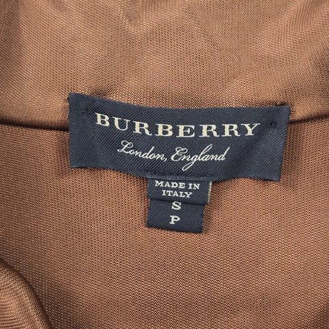 Burberry High Shine Technical Track Jacket Brown Men's Small