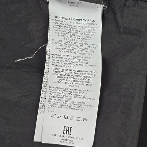 Stone Island Nylon Metal Shimmer Overshirt Jacket Black Men's Small