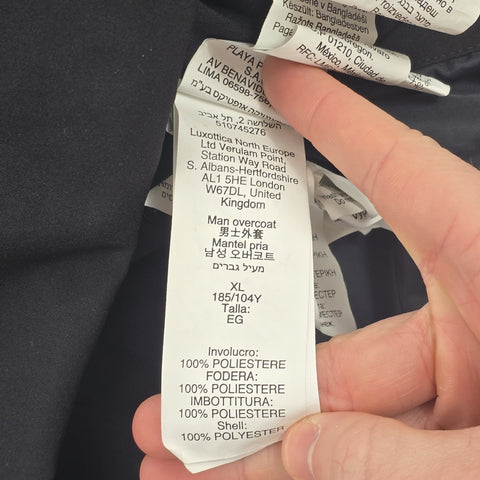 Oakley TNP TBT Spellout Insulated Anorak Jacket Black Men's XL