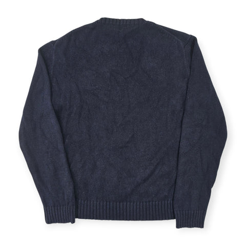 Polo Ralph Lauren Bear Knitted Jumper Blue Men's Large