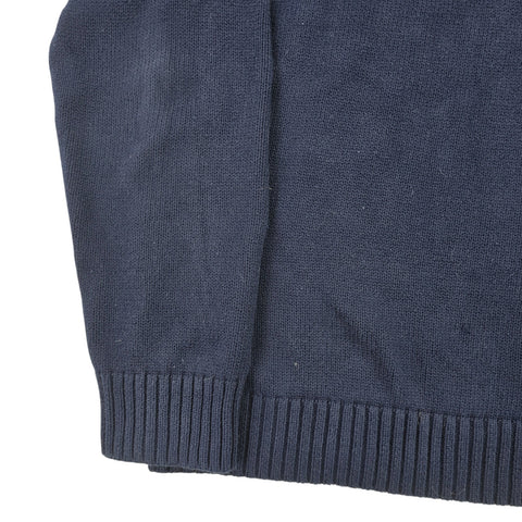 Polo Ralph Lauren Spellout Logo Knitted Jumper Blue Men's Large