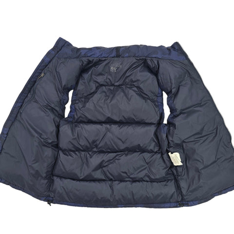 Polo Ralph Lauren Gorham Down Puffer Camo Gilet Jacket Blue Men's Small