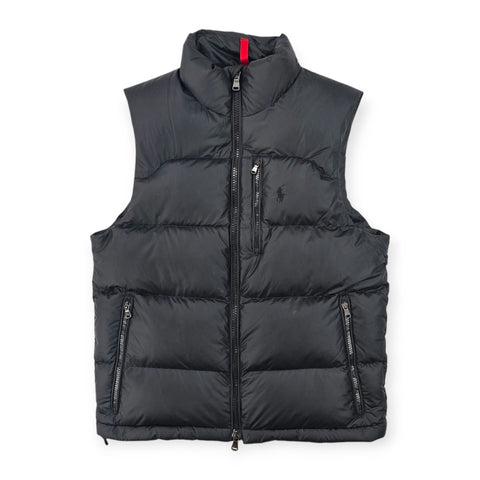 Polo Ralph Lauren Gorham Down Puffer Gilet Jacket Black Men's Small
