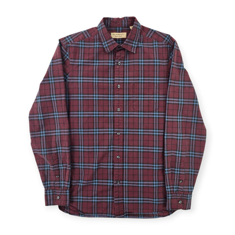 Burberry London Nova Check Long Sleeve Shirt Men's Small