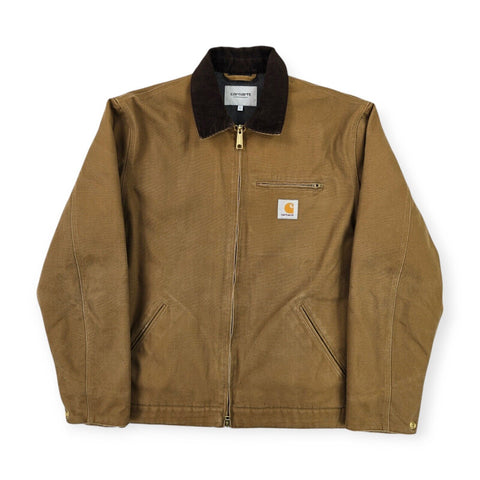 Carhartt WIP Detroit Blanket Lined Jacket Brown Men's Large