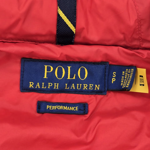 Polo Ralph Lauren Puffer Gilet Jacket Red Men's Small