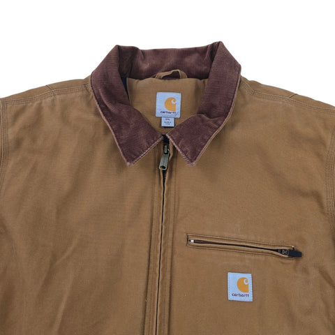 Carhartt Detroit Workwear Blanket Lined Jacket Brown Men's XXL