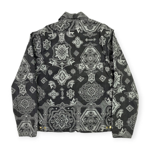Carhartt WIP Detroit Bandana Pattern Jacket Grey Men's Small