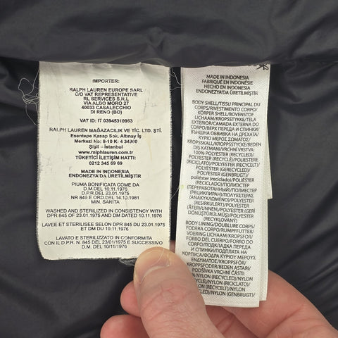 Polo Ralph Lauren El Cap Down Puffer Gilet Jacket Black Men's Large