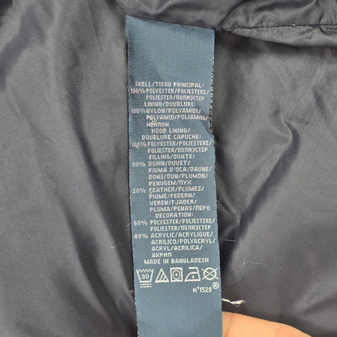 Polo Ralph Lauren Italia Big Pony Down Puffer Gilet Jacket Blue Men's Large