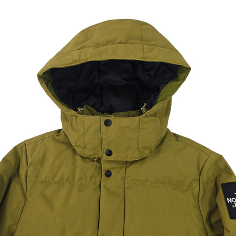 The North Face Box Canyon 550 Down Puffer Jacket Green Men's Medium