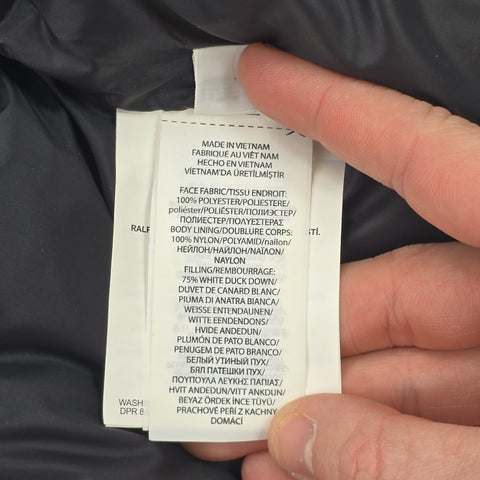 Polo Ralph Lauren Gorham Down Puffer Gilet Jacket Green Men's Medium