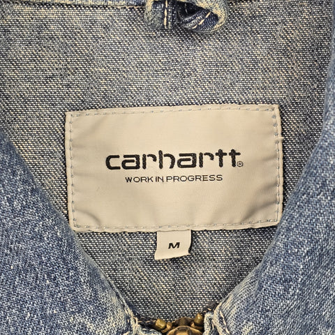 Carhartt WIP Detroit Denim Bomber Jacket Blue Men's Medium