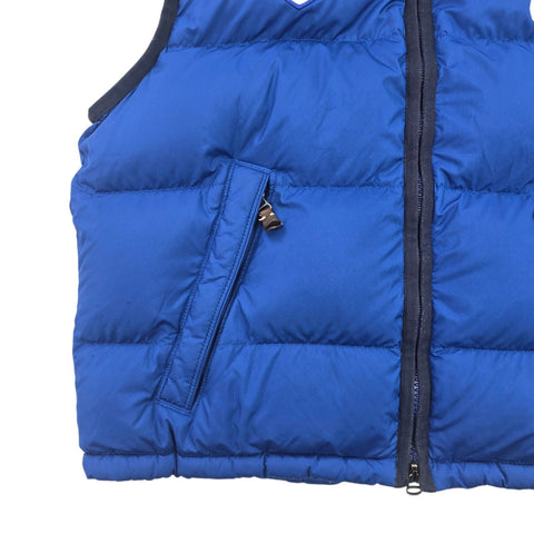 Polo Ralph Lauren Italia Big Pony Down Puffer Gilet Jacket Blue Men's Large