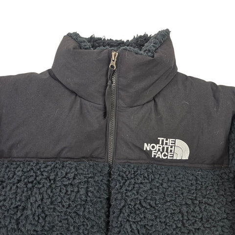 The North Face Nuptse High Pile Sherpa Down Puffer Jacket Black Men's Small