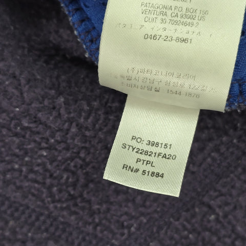 Patagonia Retro Pile Fleece Gilet Jacket Purple Men's Medium