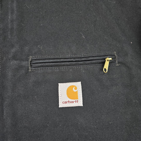 Carhartt Detroit Y2K Workwear Blanket Lined Jacket Black Men's XXL