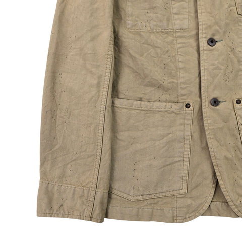 RRL Ralph Lauren Distressed Workwear Chore Jacket Brown Men's Size 38