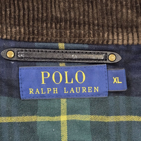 Polo Ralph Lauren Southbury Biker Leather Jacket Black Men's XL