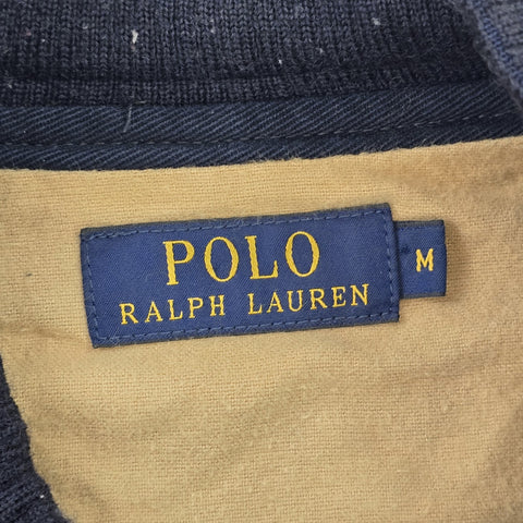 Polo Ralph Lauren Leather Varsity Spellout College Jacket Men's Medium
