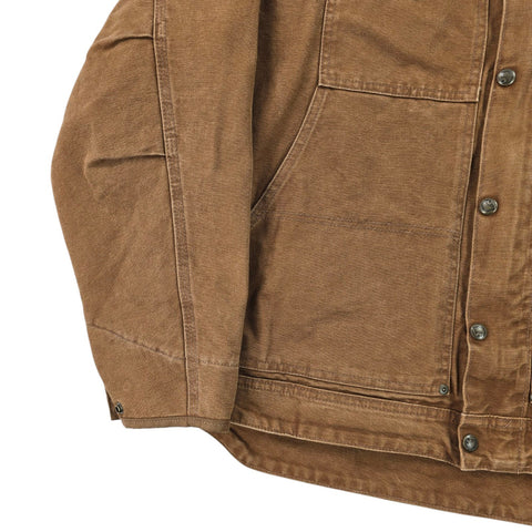 Carhartt Berwick Y2K Workwear Fleece Lined Jacket Brown Men's XL