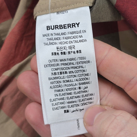 Burberry Somerton Nova Check Long Sleeve Shirt Men's Large