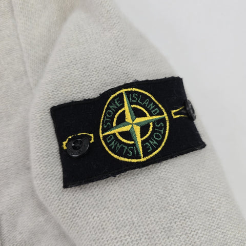 Stone Island 2016 Knitted Crew Neck Pocket Jumper Grey Men's Large