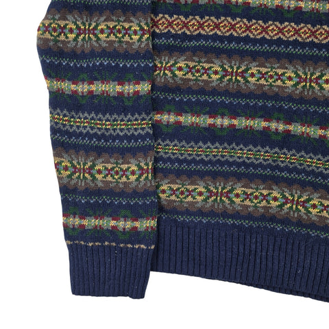 Polo Ralph Lauren Fair Isle Pattern Knitted Jumper Men's Large